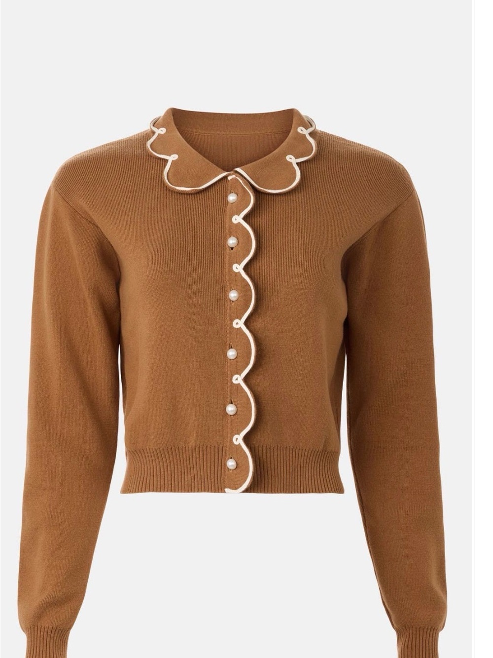 Rachel Antonoff Brown Cupcake Cardigan